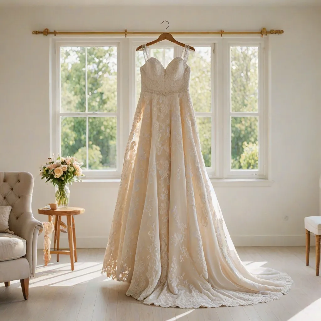 Ile waży suknia ślubna?